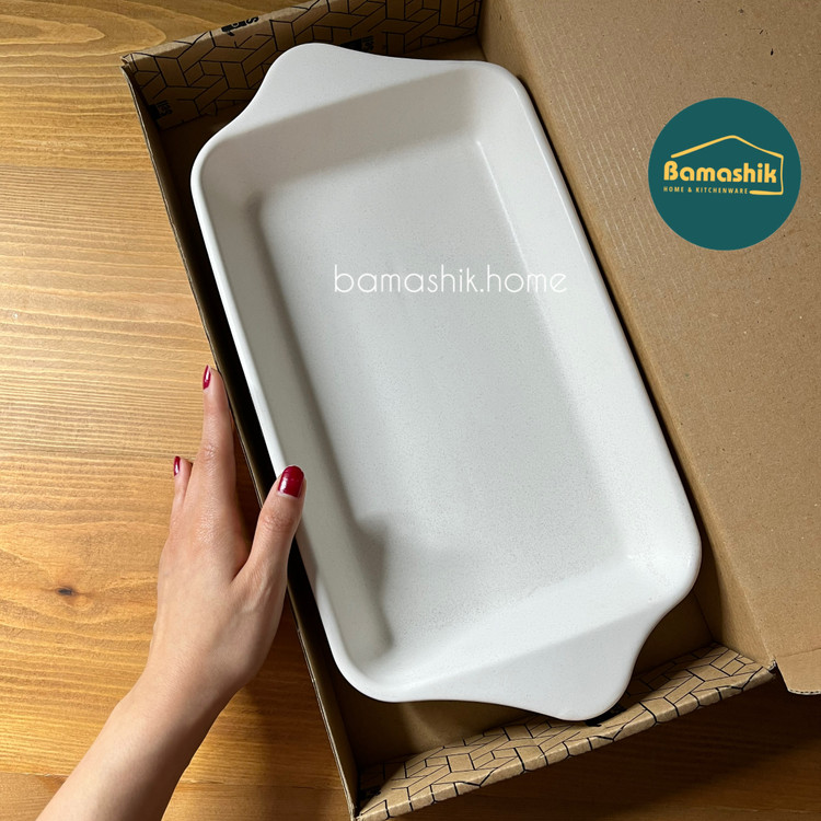 تابه مستطیل بزرگ رنگی مات